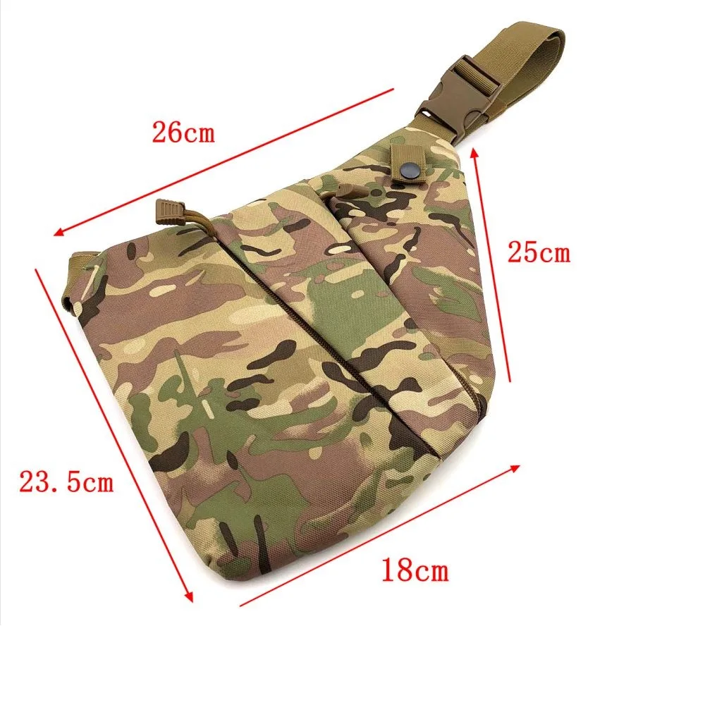 Outdoor Sports Multi-Functional Nylon Left and Right Gun Shoulder Bag Concealed Tactical Storage Holster Pistol Holder | Спорт и