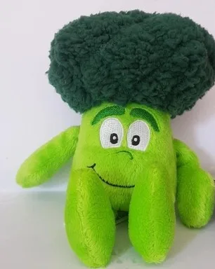 Маленькая мягкая плюшевая игрушка овощи черника баклажан Горох детская