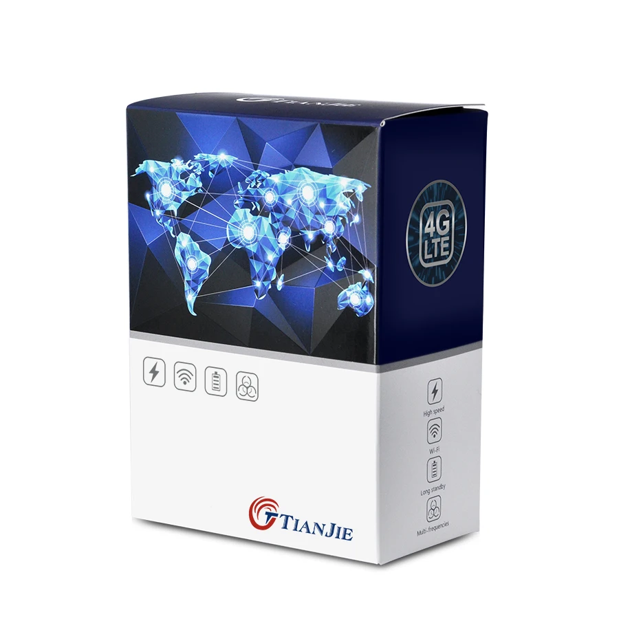TianJie 4G Lte Карманный Wi-Fi роутер автомобильный мобильный Wifi точка доступа беспроводной широкополосный Mifi разблокированный модем маршрутизатор 4G с слотом для sim-карты