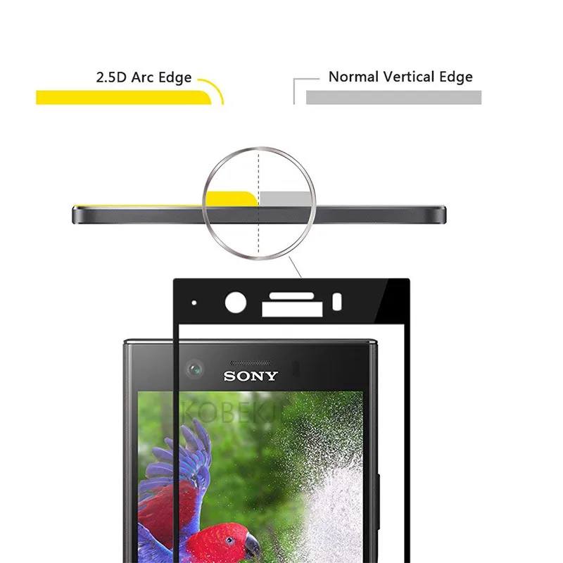 Защитное стекло закаленное для Sony Xperia XZ1 Compact/Sony XZ1/G8341/G8343/G8342/G8441/XZ1Compact | Мобильные