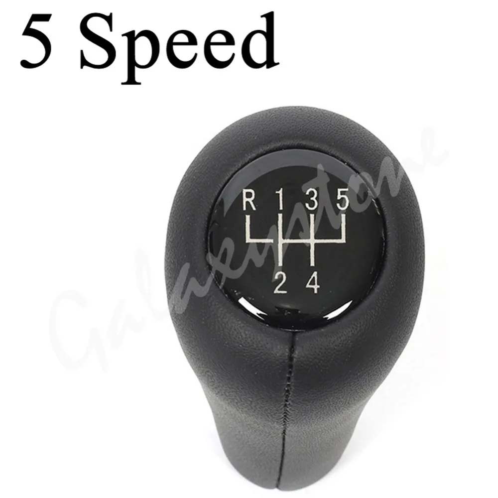 5 SPEED 6 Car GEAR SHIFT KNOB PU LEATHER For BMW E28 E30 E32 E34 E36 E38 E39 E46 X1 | Автомобили и мотоциклы