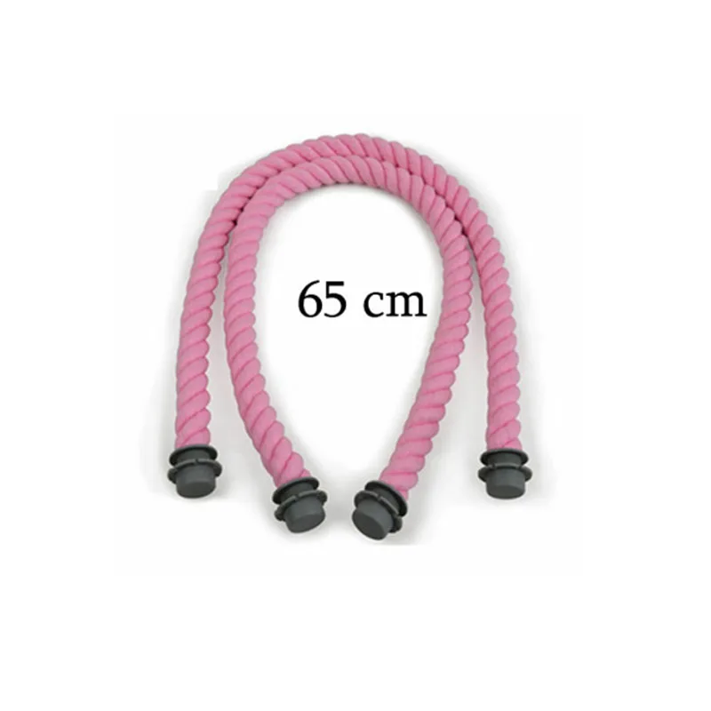 65 cm pink 45 см/50 см/65 см/75 см хлопок и пеньковая веревка сумки ручки для obag сумки аксессуары ручки использование - Цвет: 65 cm pink