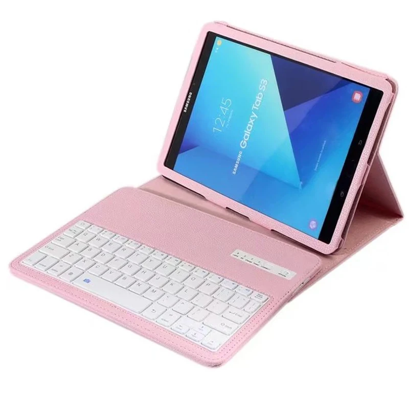 Чехол для Samsung Galaxy Tab S3 9 7 с беспроводной клавиатурой Bluetooth T820 кожаный флип-чехол