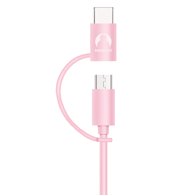 Usb кабель Snowkids Type C и Micro 【 2 в 1 usb шт. для Android HTC 10 U11 U12Xperia XZ Samsung Galaxy S8 S9 Huawei|cable for|2 in