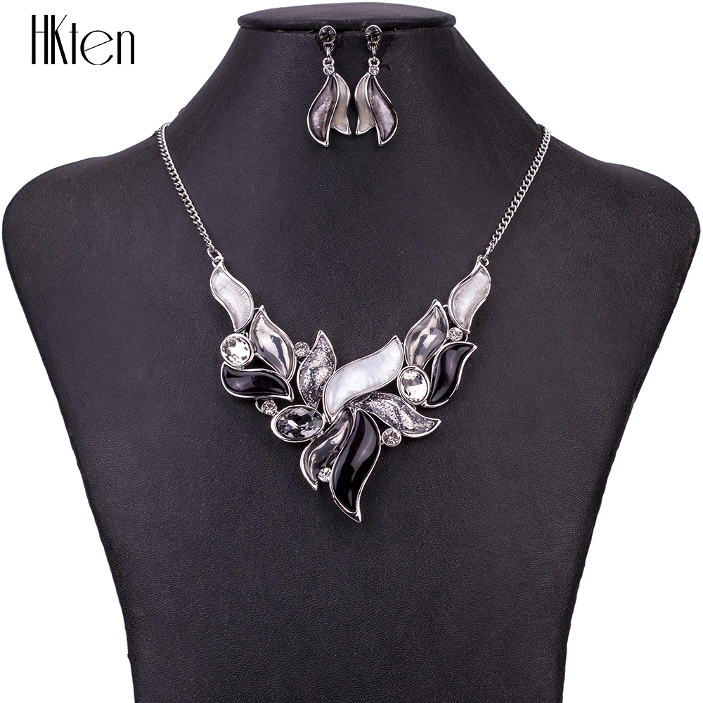 

MS1504873 Модные Ювелирные наборы высокого качества ожерелье наборы серого фиолетового ожерелья без свинца и никеля подарки для вечеринки