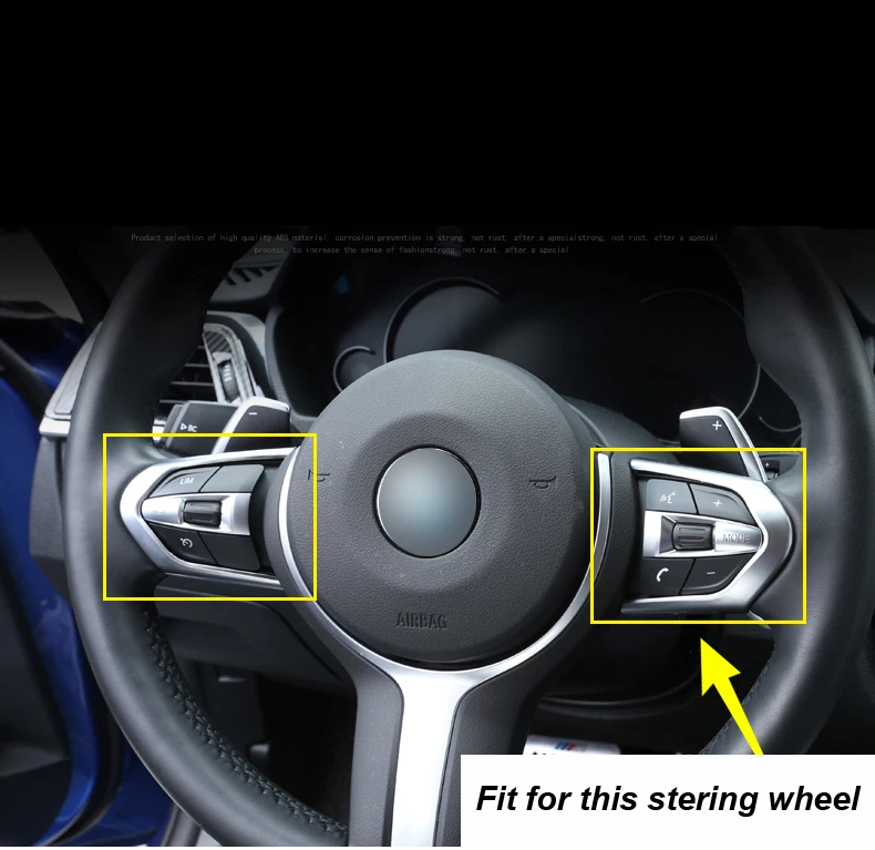 Отделка рулевого колеса для BMW M-Sport F20 F22 F21 F30 F32 F33 F36 F06 F12 F13 X5 F15 X6 F16 | Автомобили и