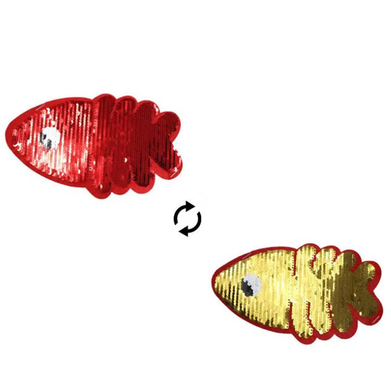 ShinEquin Diy 185 мм Fish bone AB откидные двусторонние нашивки для одежды меняющие цвет | Заплатки -32995897268