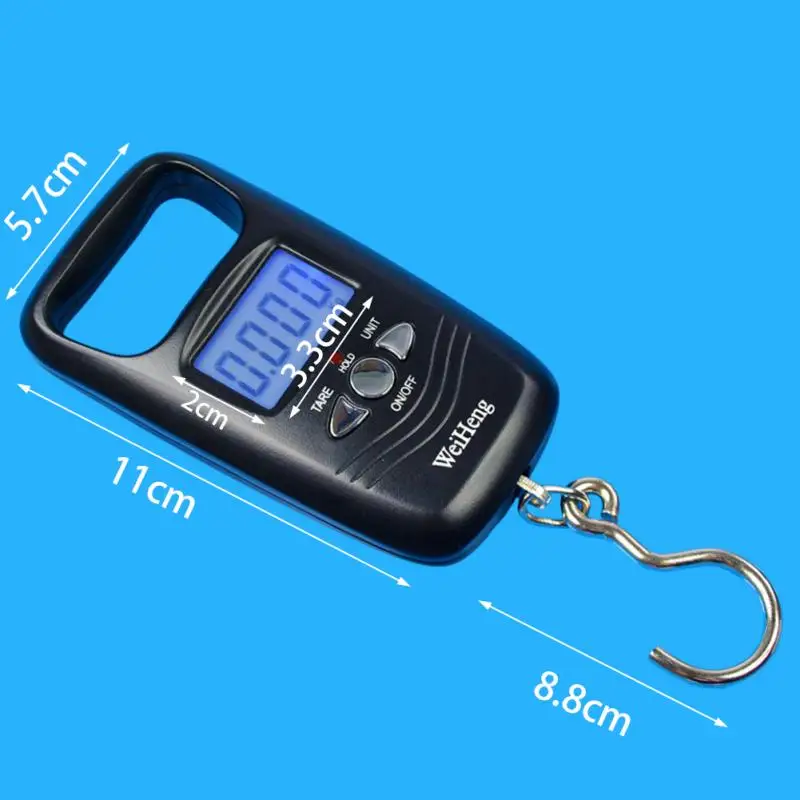 50 кг/1 г lcd Цифровые подвесные багажные весы с крючком Электронные карманные