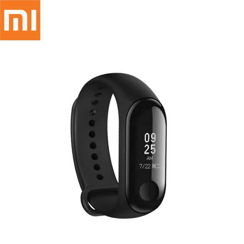 Оригинальный фитнес трекер xiaomi Mi Band 3 с мгновенными сообщениями и пульсометром OLED
