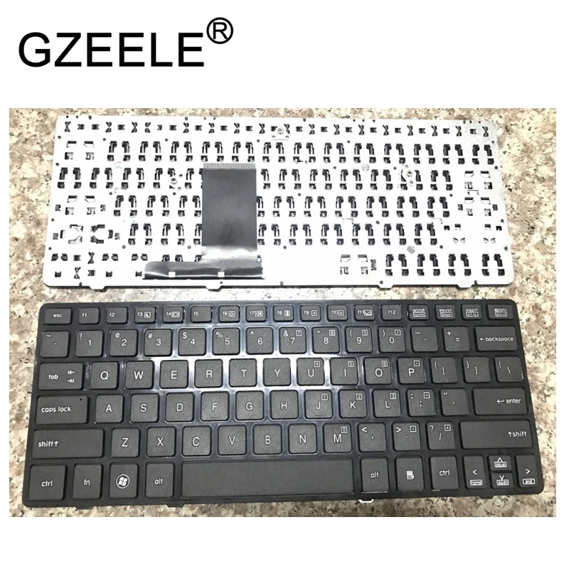 Клавиатура GZEELE US для hp Elitebook 2560 2560p 2570 2570P английская клавиатура для ноутбука 638512-001 651390-001