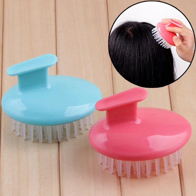Массажер для головы расческа волос круглая щетка ванны шампуня душа инструмент