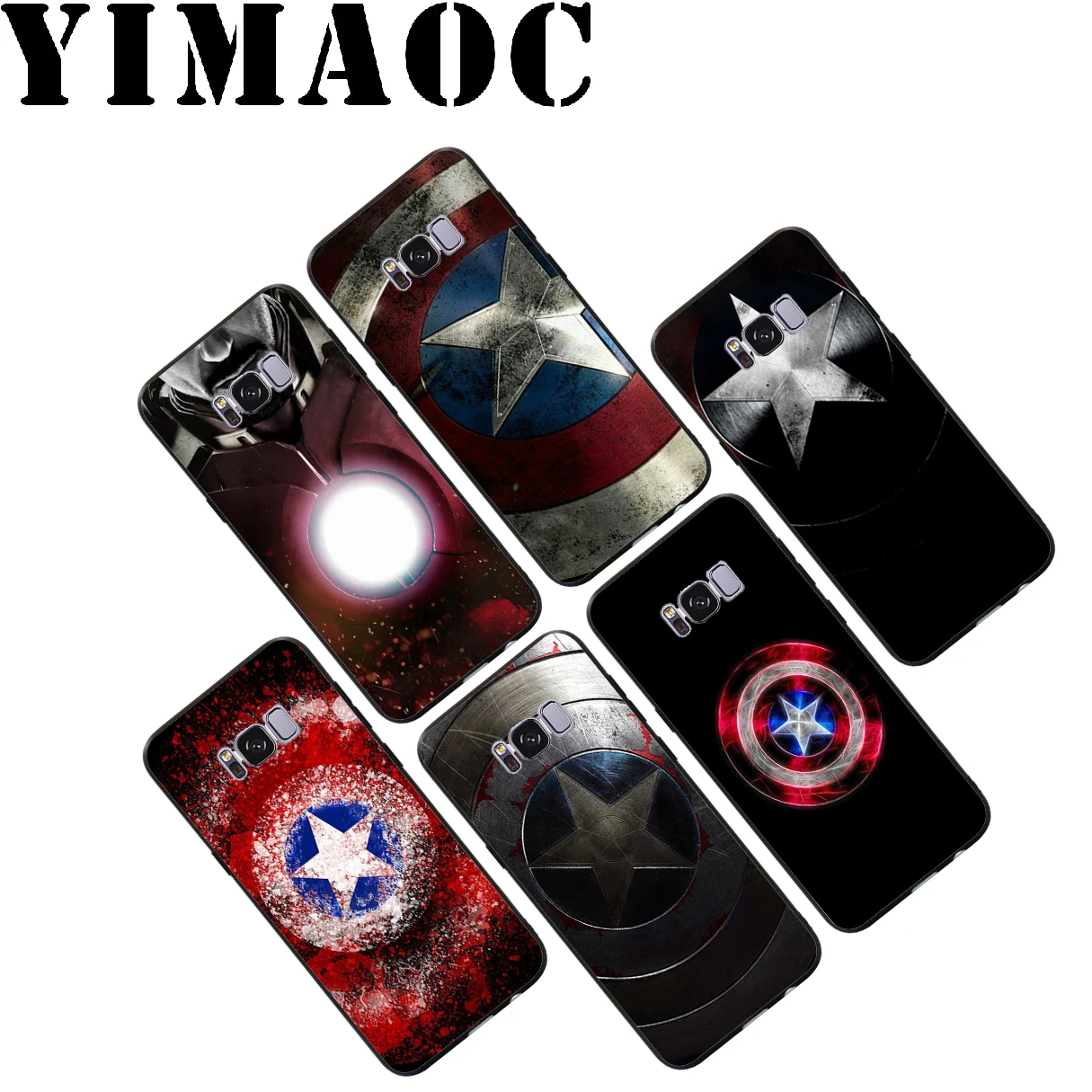 Мягкий чехол YIMAOC для Samsung Galaxy S10 S10e S9 S8 A6 Plus S7 S6 Edge A7 A5 A3 J6 Note 9 8 |