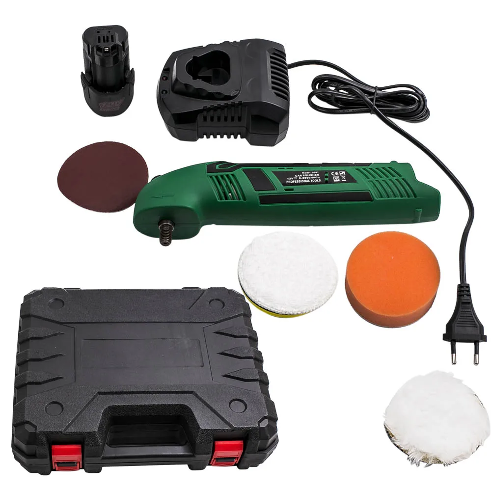 12 В литиевая батарея Зарядка Полировальная Машина Автомобильный полировщик