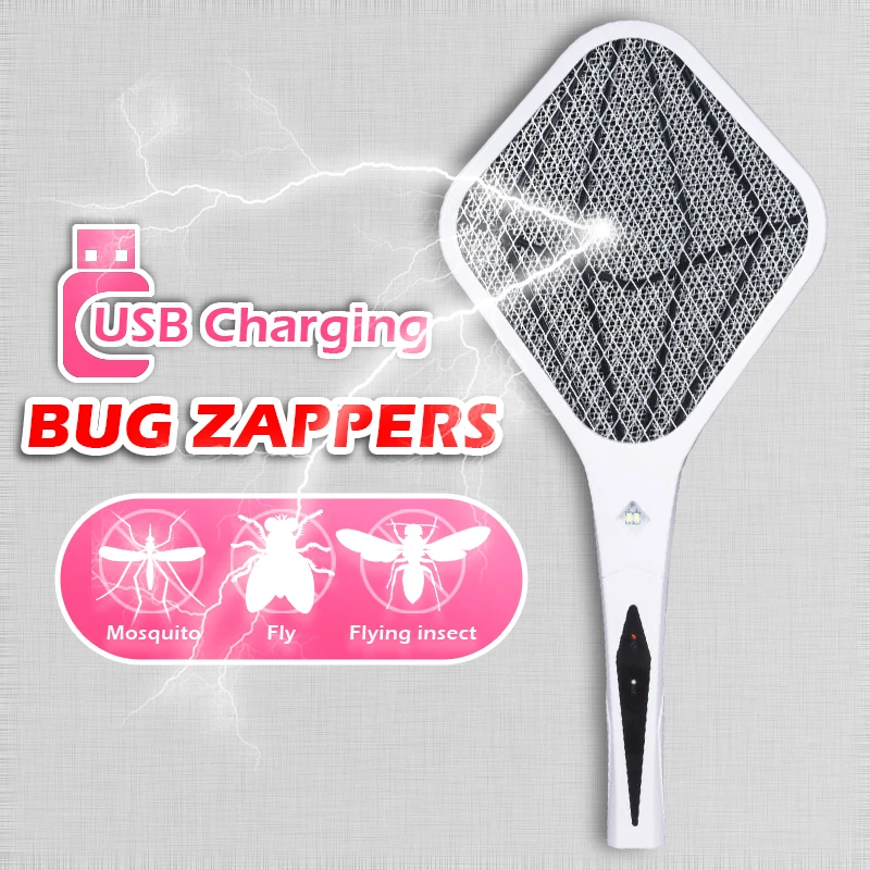 Электрическая ловушка для комаров светодиодный с USB зарядкой подсветкой zappers