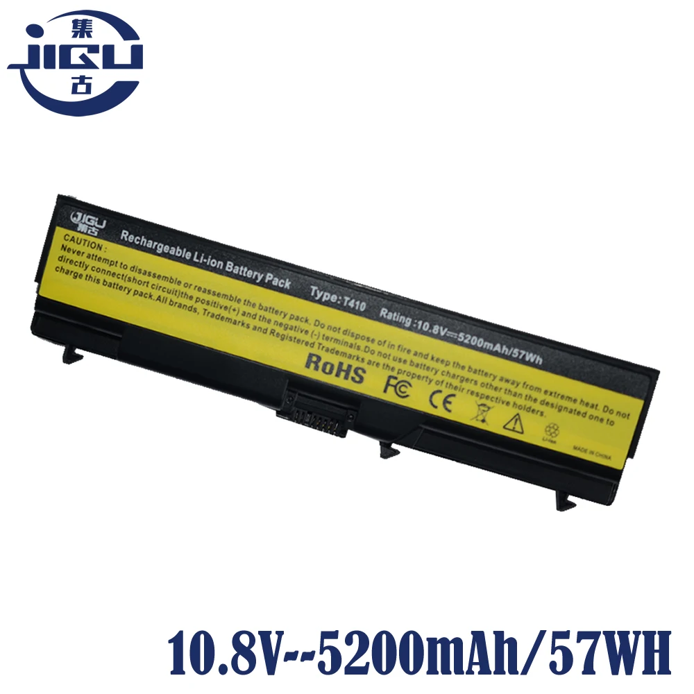 JIGU 6 ячеек 42T4235 42T4737 АСМ 42T4752 51J0499 Аккумулятор для ноутбука Lenovo ThinkPad E40 T410 T410i T420 T510i