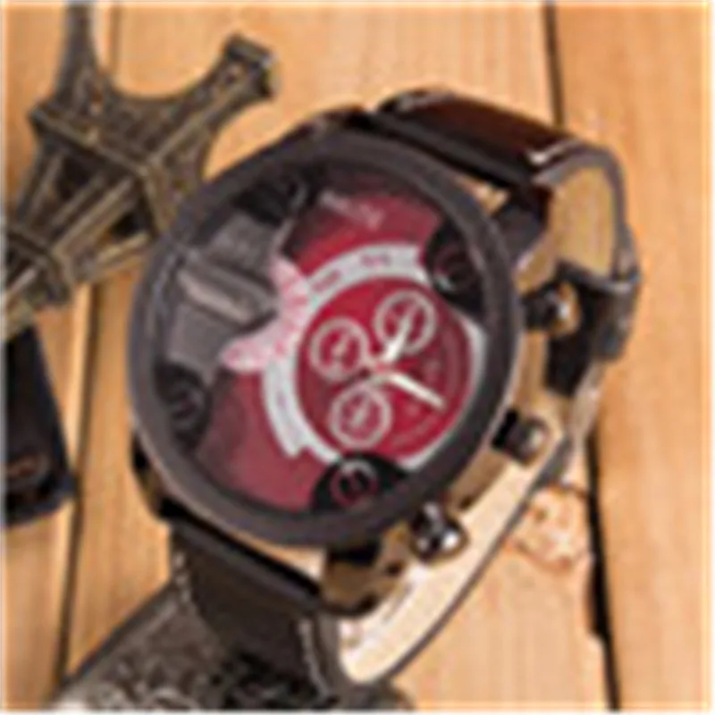 New Fashion Mens Analog Sport Steel Case Quartz Leather Wrist Watch For Male Clock Masculino Relojes | Наручные часы