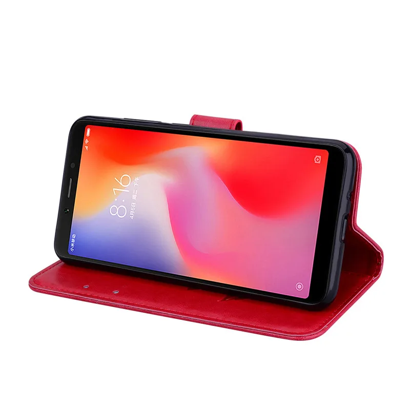 Чехол для Xiaomi Redmi 6A, чехол для Redmi 6, Мягкая силиконовая задняя крышка для Redmi 6, кожаный чехол-книжка для Xiaomi Redmi 6A 6 A A6, чехол для телефона s