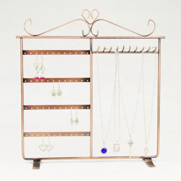 

Wholesale High Quality Metal Necklace Earring Set Display Stand Holder Big Size