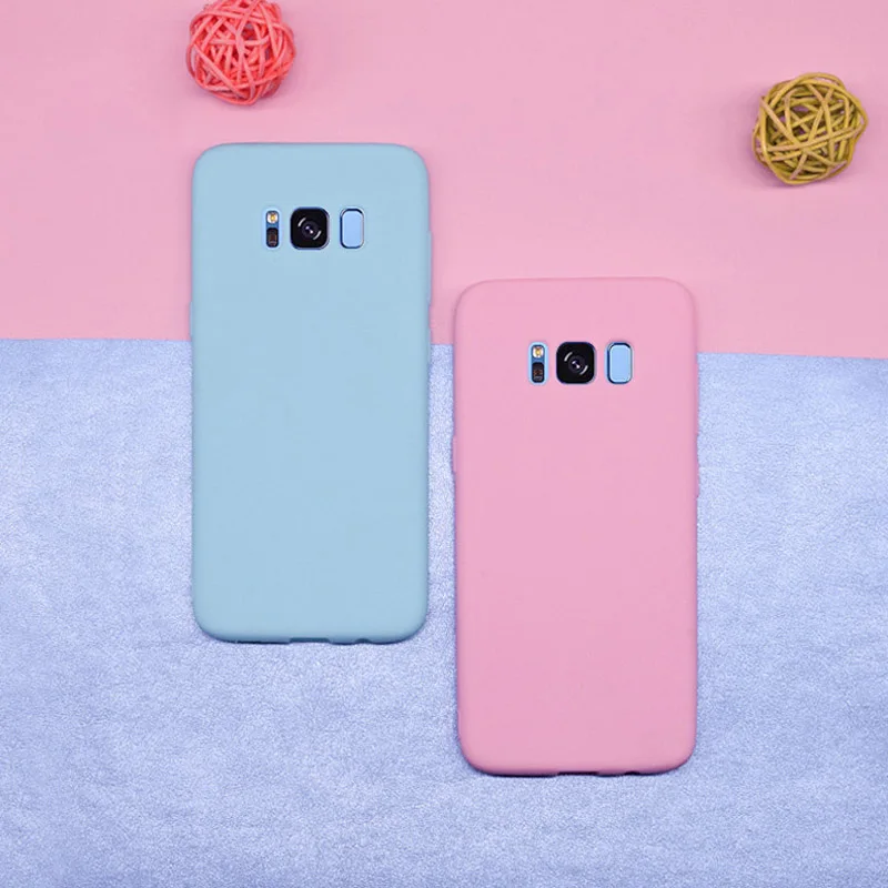 Мягкий силиконовый чехол для телефона ярких цветов из ТПУ Samsung Galaxy A5 A7 A8 A310 A510 A710