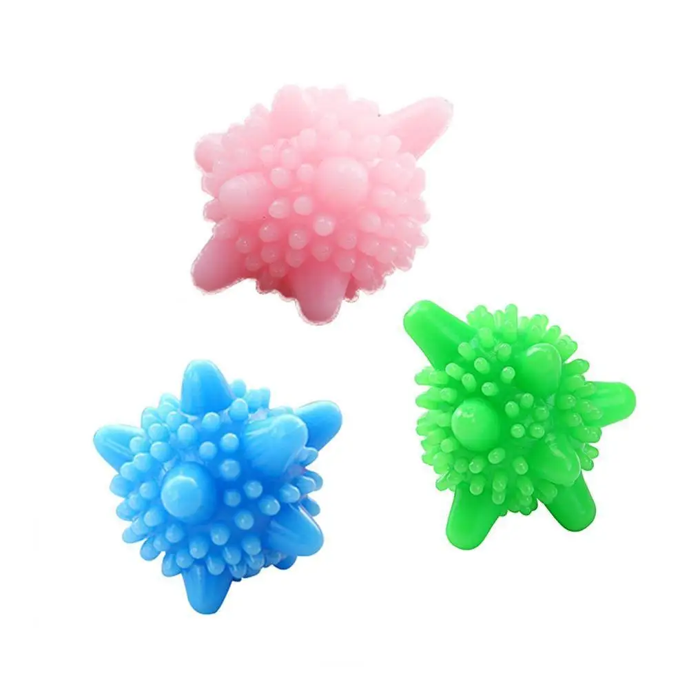 1PC random color 1~ 10 шт Анти-намотка стиральный шарик стиральная машина Морская звезда Твердые чистящие шарики супер сильная обеззараживание шарик для стирки - Цвет: 1PC random color