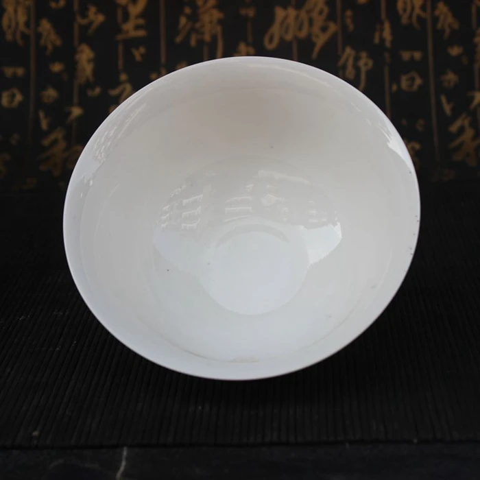 Jingdezhen pottery rice bowl bone porcelain peach and ornaments | Дом и сад