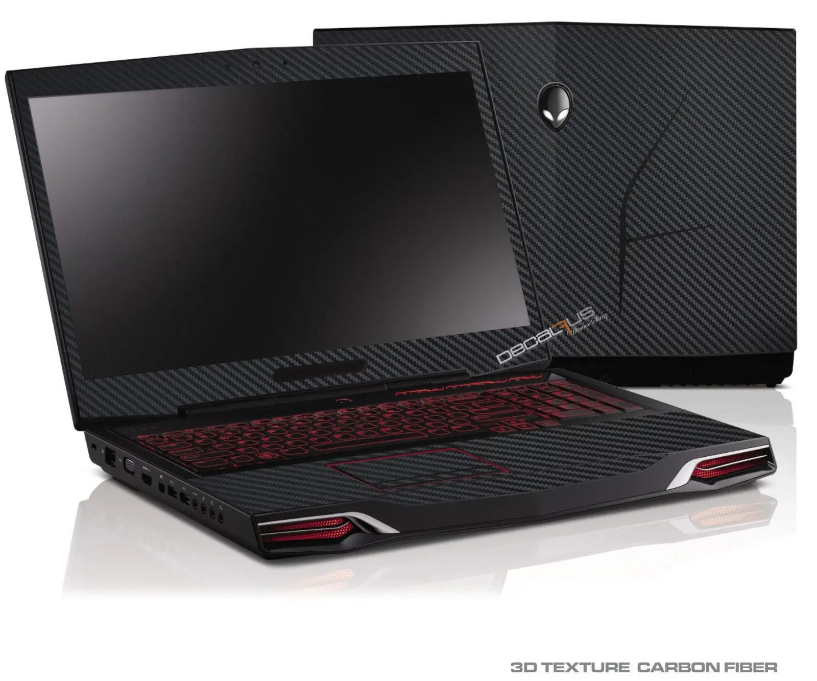 KH Laptop Sticker Decal Skin Carbon fiber Leather Cover Protector for 2019 New Alienware M17 R1 17.3&quot 8rd Generation | Компьютеры и