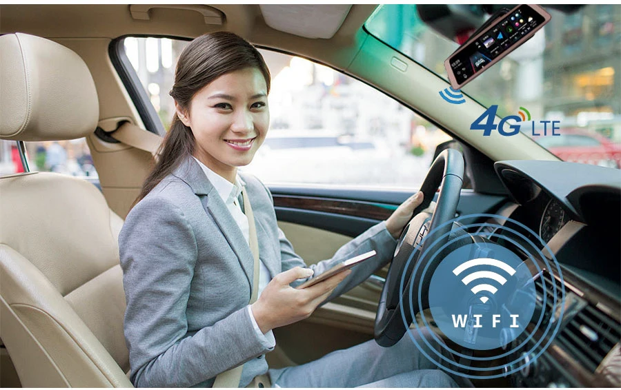 10.1 Inch 4G Special Rearview Mirror DVR GPS Navigation Android Bluetooth WIFI ADAS Car Assist Dash Cam Video Recorder Camera | Автомобили