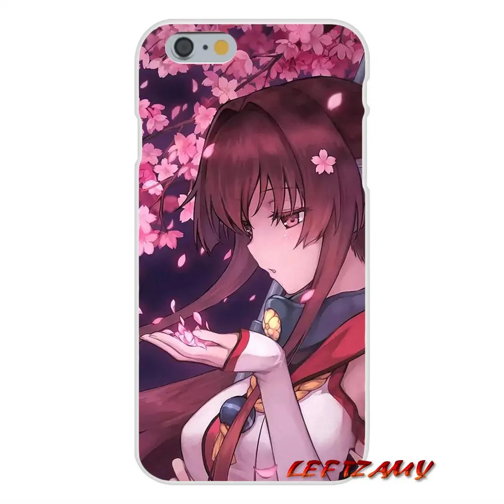 Прозрачный чехол из ТПУ с изображением японского аниме сливы вишни для девочек