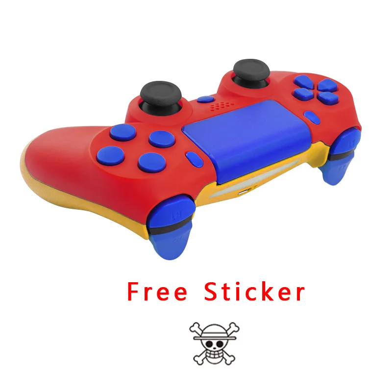Luffy ARRKEO DIY Замена Полный Чехол в виде ракушки кнопки Mod комплект для Playstation 4 Slim PS4 Pro JMD-040 Dualshock 4 контроллер геймпад - Цвет: Luffy