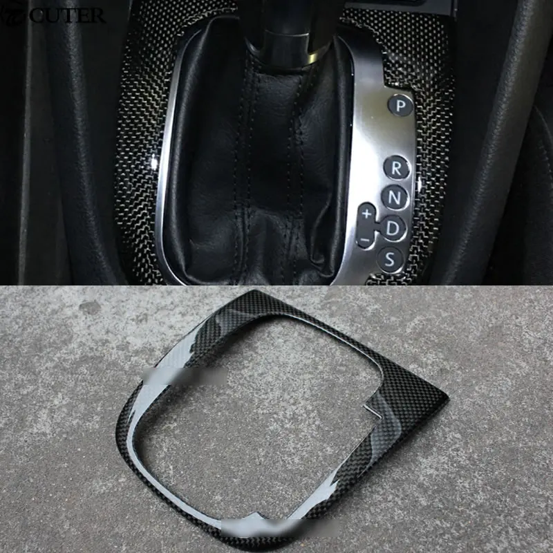 Гольф 6 углеродное волокно ручка передач Крышка для Фольксваген GTI гольф R20