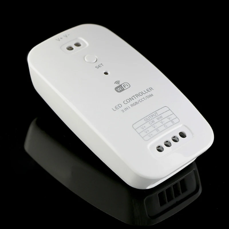 Новый светодиодный контроллер Wifi RGBW RGB + CCT 2 в 1 умный светильник полоска