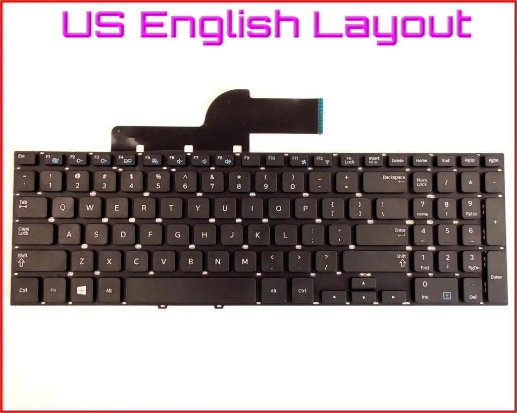 Новая английская версия клавиатуры для ноутбука Samsung NP355E5C-A01US 355E5C-A01US 355E5C-A02US A02US