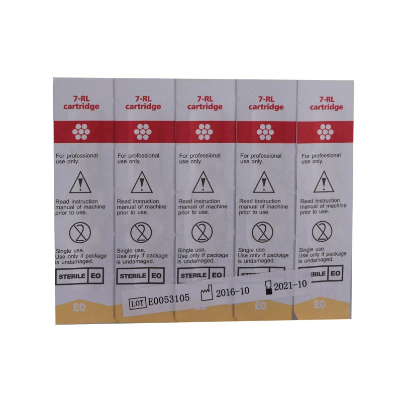 Профессиональная одноразовая стерилизованная тату машинка 7RL для перманентного