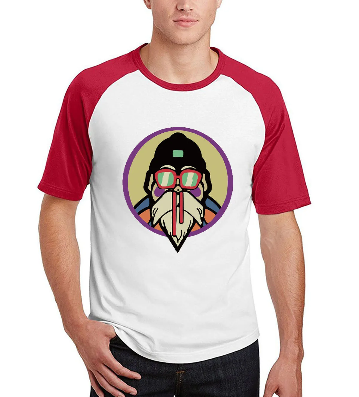 Harajuku коротким рукавом camisetas смешные новый Мастер Роши мужчины майка 2017 Человек
