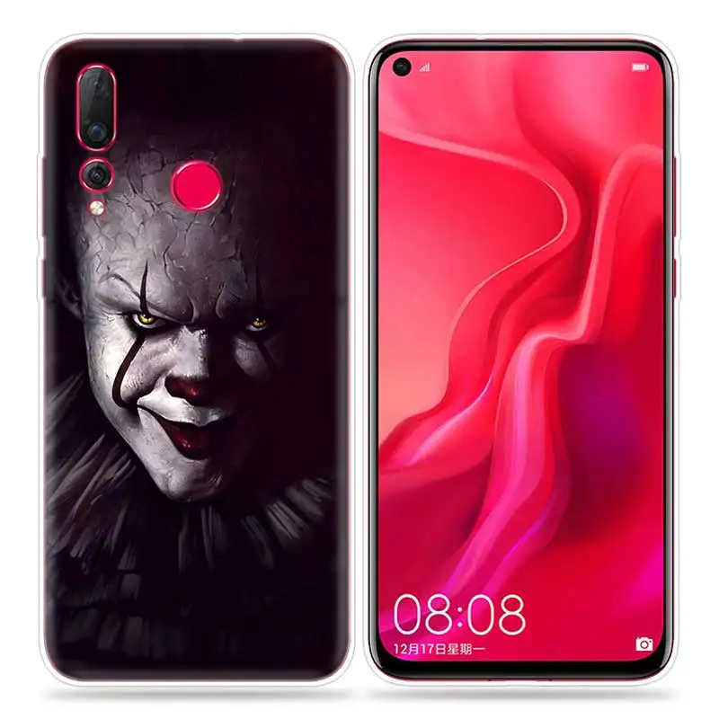 Чехол Pennywise с изображением клоуна для huawei Honor 7C 7A 7S 8X 8C 9i 9N P8 P9 Y9 Lite Pro, мягкий чехол из ТПУ