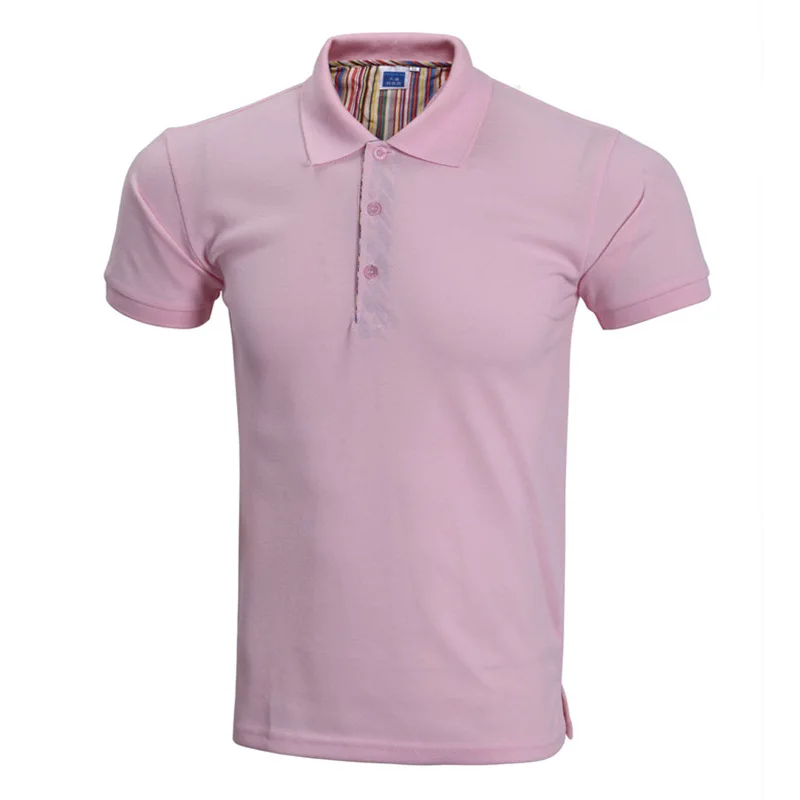 Рубашка-поло мужская классическая хлопок короткий рукав однотонная