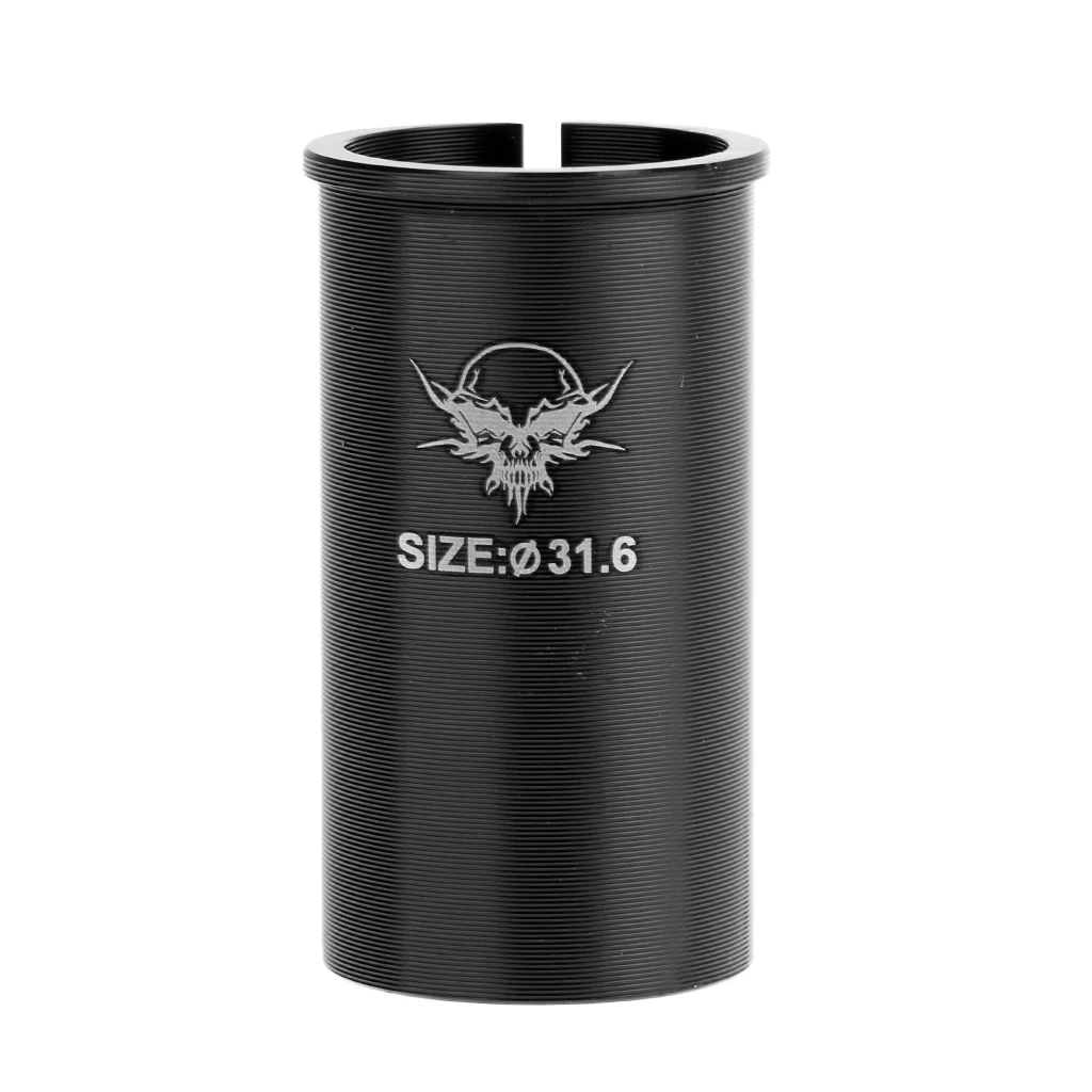 Aluminium Alloy 31.6mm Seatpost to 27.2mm Bicycle MTB Bike Seat Tube Sleeve Shim Adapter-60mm Parts Post Adapter | Спорт и