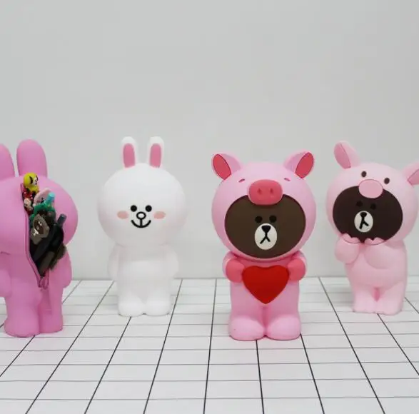 Силиконовый чехол для карандашей Kani rabbit ручка сумка большая емкость пенал коробка для хранения канцтоваров сумка