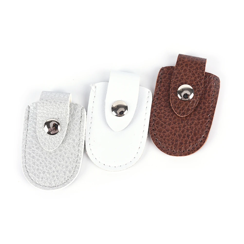 1pcs/lot Nipper Leather Cover Protective Sleeve for Nail Cuticle Scissors Manicure Pedicure Tools kits Dead Skin Scissor Cap