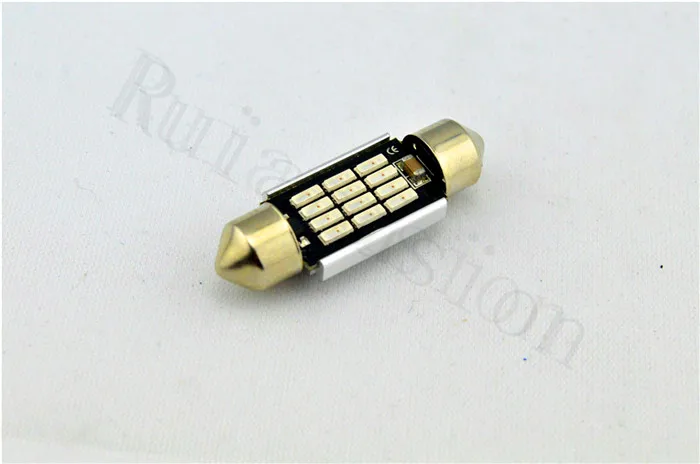 2x41 мм 42 мм C5W C10W супер яркий 4014 12SMD Автомобильный светодиодный фестон светильник Canbus без ошибок внутренняя Дум лампа синий красный зеленый