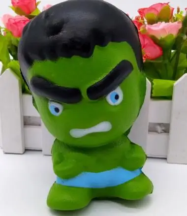 hulk Jumbo Pikachu мягкая галактика медленно поднимающаяся мультяшная кукла сжимающая антистрессовые игрушки хлеб игрушка для снятия стресса для детей - Цвет: hulk