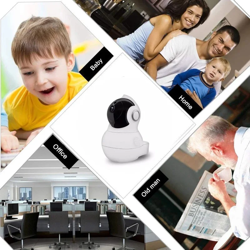 Умный дом HD 1080P Wifi IP камера Сеть PTZ системы безопасности приложение ночного