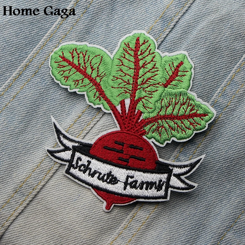 Homegaga Офис Дуайт Шрут ферма Патчи DIY вышитые значки Утюг на швейной одежде аппликация аксессуары стикер D1728