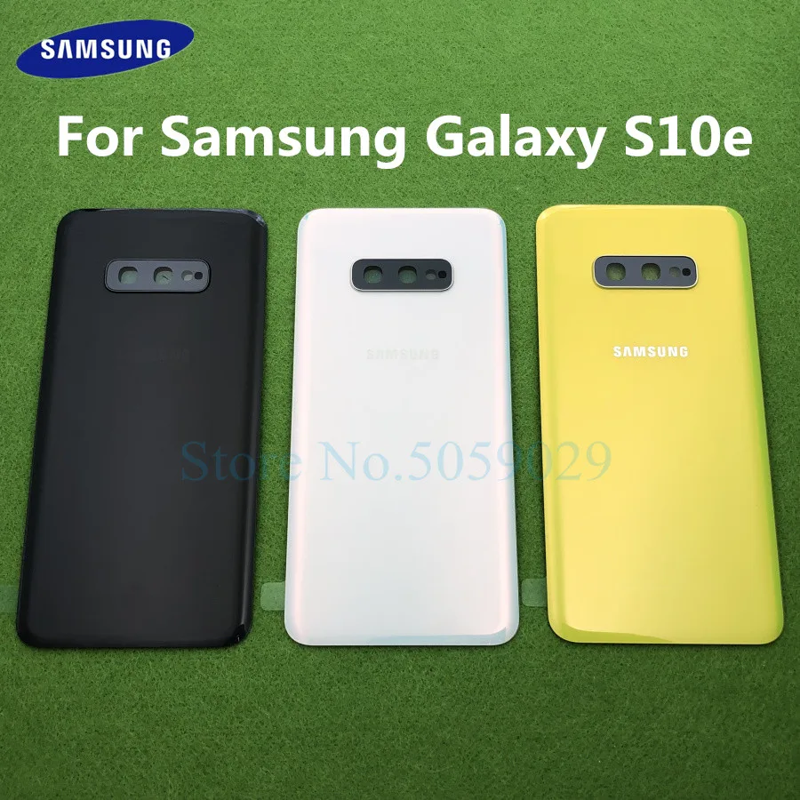 Оригинальная задняя крышка аккумулятора S10E для Samsung Galaxy S10e G970 G970F DS замена корпуса