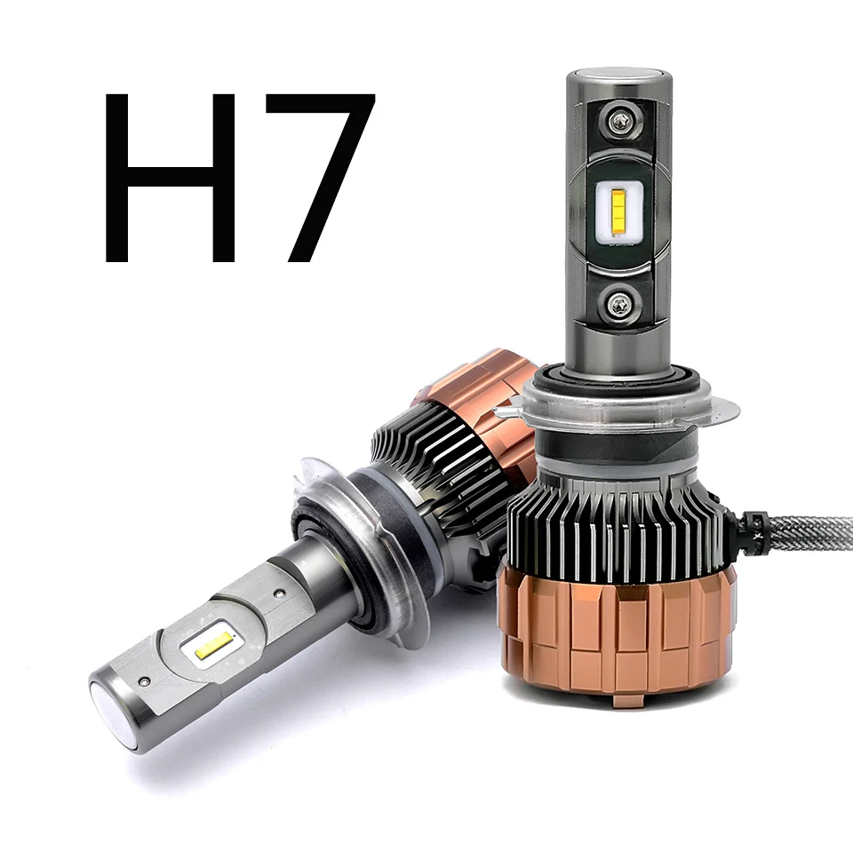 Plug& play новые чипы ECM Автомобильные фары H7 H4 светодиодный H8/H11 HB3/9005 HB4/9006 H1 H3 70 Вт 6000лм Авто лампы фары 5700 к лампы