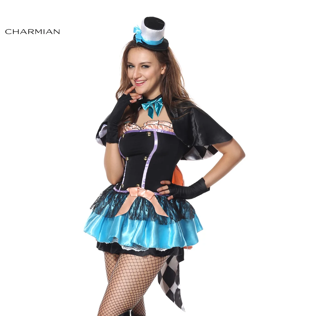Charmian сексуальный костюм для Хэллоуина женщин косплея из аниме Wonderland нарядное