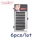 Ресницы Накладные натуральные ручной работы, 12 линий