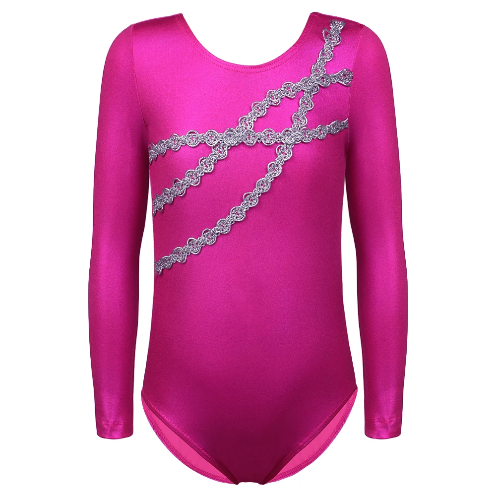 Женское танцевальное трико с длинным рукавом и принтом русалки|gymnastics leotard|athletic