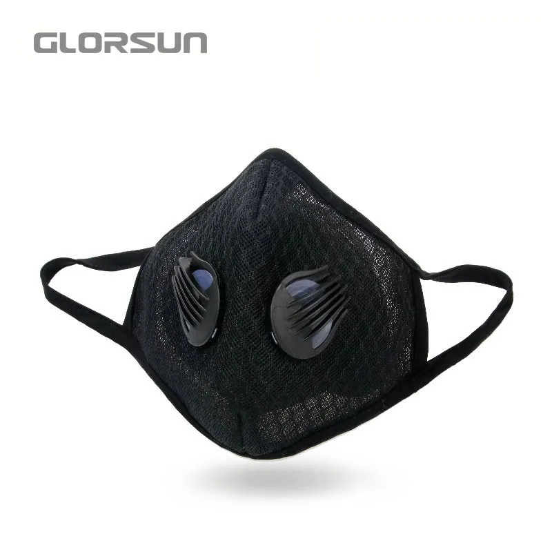 GLORSUN дизайн n99 угольный фильтр против смога пыли маска для лица загрязнения дыхания n95 респиратор с принтом на заказ Защитная Сетчатая Маска