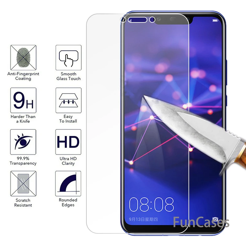 

Tempered Glass For Huawei Mate 20 Lite 10 P Smart Nova 3 3i Screen Protector For Huawei Honor 9 8 Lite Glass P10 P20 Lite Pro